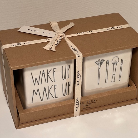 Rae Dunn Ceramic Brush Holder Cups for Makeup - Picture 1 of 3